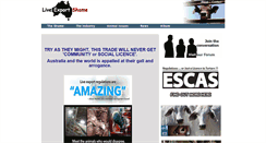 Desktop Screenshot of liveexportshame.com